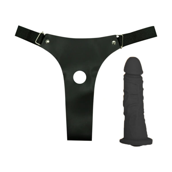 Cinta com Suporte de Coxa e Prótese Pele de 19,5cm Dominatrixxx
