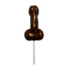 Pirulito de Chocolate em Formato de Pênis Texturizado com Glitter Sevensexshop