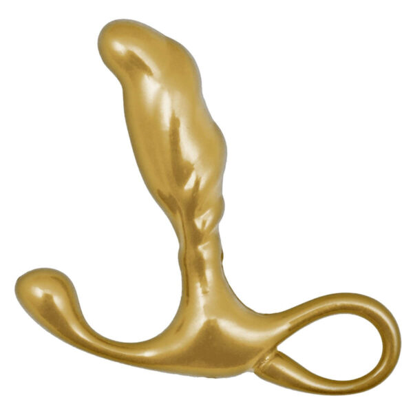 CSA125DOU-Dourado_1 Massageador de Próstata de Metal Hard