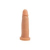 CYB05A-Bege_2 Cyber Dildo 8 Prótese Realística 16x3,5cm Adão e Eva