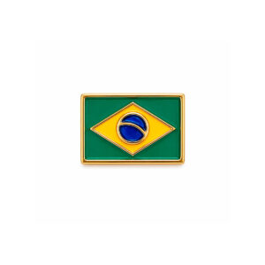 Pingente Charm Bandeira do Brasil Doce Olhar