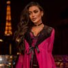 Robe Longo com Detalhes em Renda Coleção Infinity Dy Girl