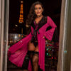 Robe Longo com Detalhes em Renda Coleção Infinity Dy Girl