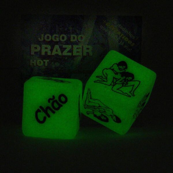 DIVER04Glow_2 Jogo do Prazer Hot Brilha no Escuro Diversão ao Cubo