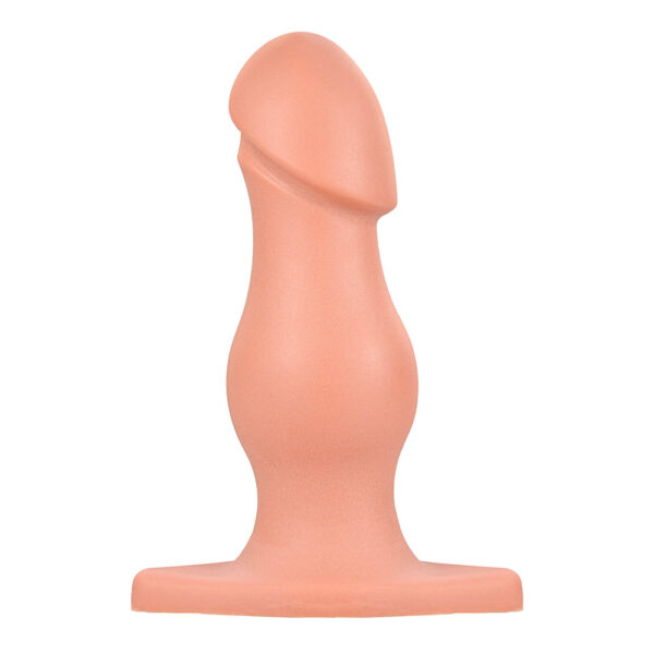 Plug em Formato de Pênis Realístico Grande 16cm em Cyber Line Dominatrixxx - Plug em Formato de Pênis Bege Realístico Grande 16cm em Cyber Line Dominatrixxx