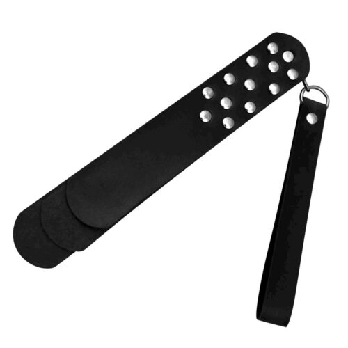 DX1800-Preto_1 Palmatória em Couro Sintético com Rebites Dominatrixxx