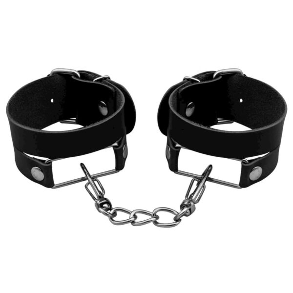 DX1853-Preto_1 Algema Bracelete Lyon em Bedin Dominatrixxx