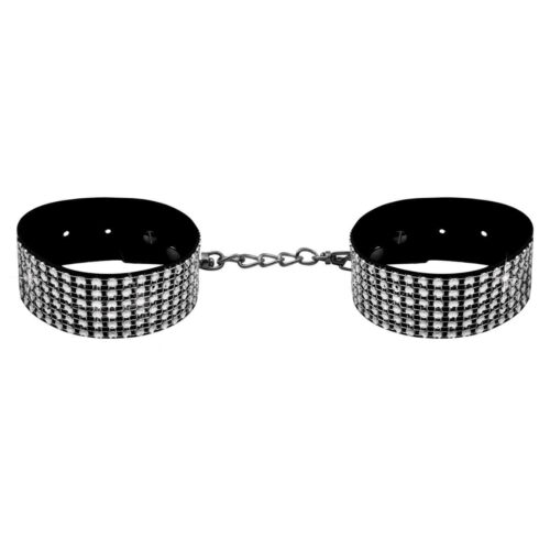 DX1855_1 Algema Bracelete com Detalhes Reluzente Dominatrixxx