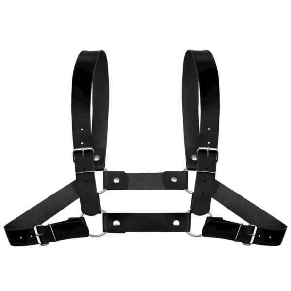 DX1955-Preto_1 Arreio Masculino Harness Cratos em Bedin Dominatrixxx