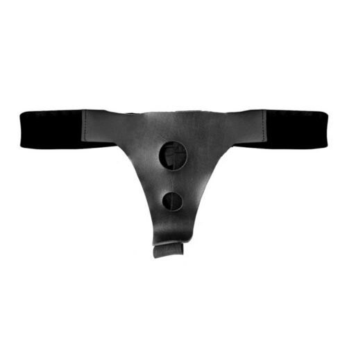 DX305P_1 Cinto Peniano Preto com 2 Furos em Montana com Regulagem 3,5cm de Diametro Dominatrixxx