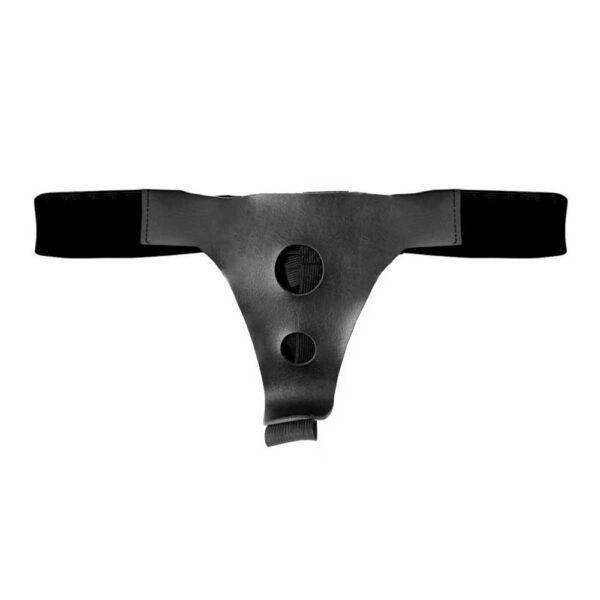 DX305P_1 Cinto Peniano Preto com 2 Furos em Montana com Regulagem 3,5cm de Diametro Dominatrixxx
