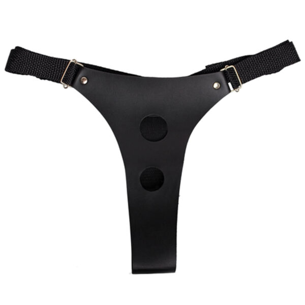 DX324P_1 Cinto Duplo em Courvin com Regulagem 3cm Dominatrixxx
