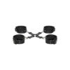 DX4274P-Preto_1 Kit Restrição Hogtie Creta Algema e Tornozeleira Dominatrixxx