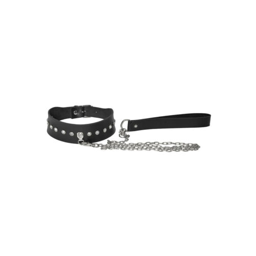 Choker Princess com Pedras e Guia Dominatrixxx