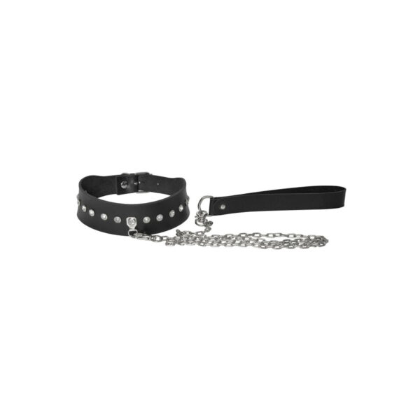 Choker Princess com Pedras e Guia Dominatrixxx