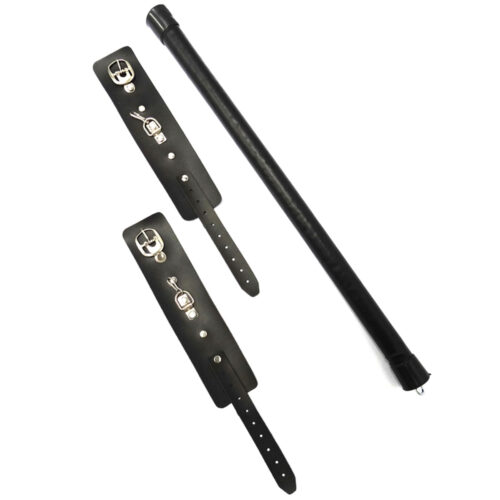 DX701_1 Bracelete Preto com Separador de 50cm Dominatrixxx