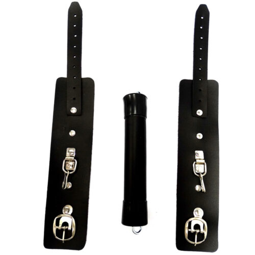 Bracelete Preto com Separador 15cm Dominatrixxx