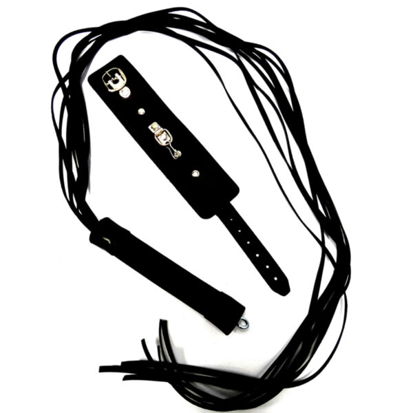 DX730_1 Bracelete com Chicote 80cm Dominatrixxx