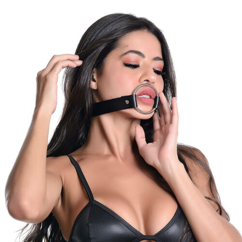 Mordaça com Argola Preto Dominatrixxx