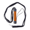 DX917LJ-Laranja_1 Chicote Verniz em Couro Sintético com Tiras de 80 cm Dominatrixxx