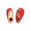 EC-016-Vermelho_2 Good Vibe Toys Estimulador Duplo Formato Coração com 5 Modos de Língua e Ondas de Pressão 3R Import