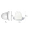 EGG520-Branco_3 Mini Masturbador Egg em Jelly Me Ame Sex Toys