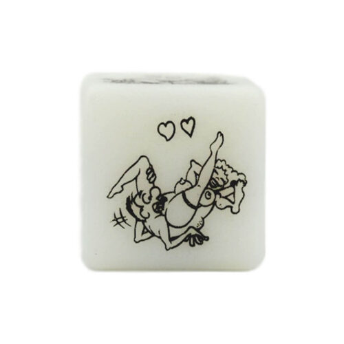 ER09S_1 Funny Dice Brilha no Escuro no Saquinho Diversão em Cubo