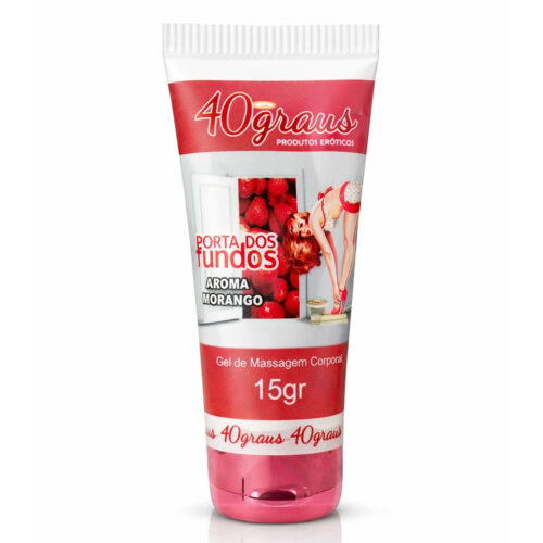 ERC04_1 Porta dos Fundos Gel para Massagem Corporal de Morango 15g 40 Graus