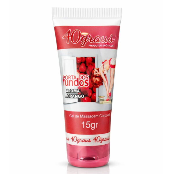 Porta dos Fundos Gel para Massagem Corporal de Morango 15g 40 Graus