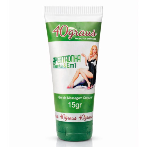 ERC07_1 Apertadinha de Menta Gel Adstringente para Massagem Corporal 15g 40 Graus