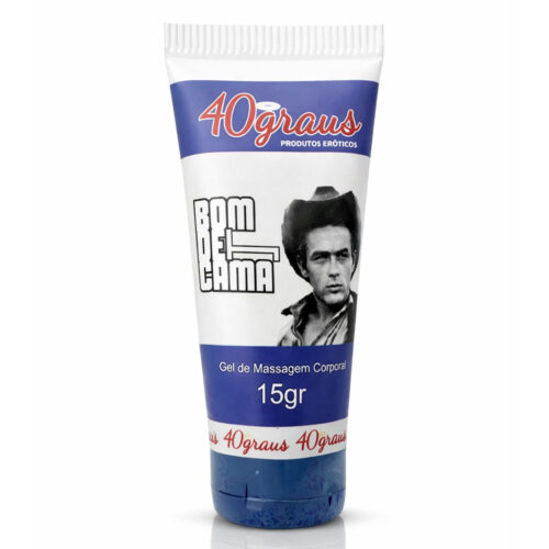 ERC08_1 Bom de Cama Gel Retardante para Massagem Corporal Masculina 15g 40 Graus