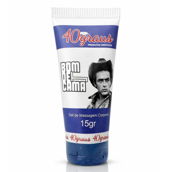 ERC08_1 Bom de Cama Gel Retardante para Massagem Corporal Masculina 15g 40 Graus