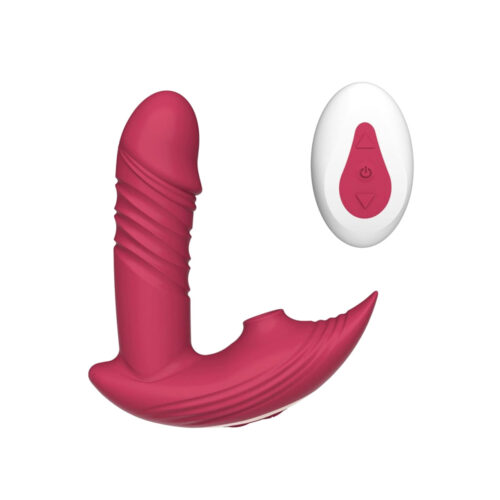 ES033-Magenta_1 Marilyn Estimulador Clitoriano com 3 Modos Vai e Vem e 12 Modos de Pulsação Vip Mix