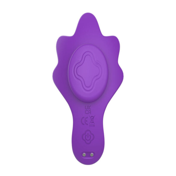 ES083-Roxo_2 Vibrador de Calcinha Recarregável com 9 Modos de Vibração e Controle Remoto Vip Mix