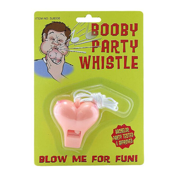 EVA021_1 Booby Party Whistle Apito em Formato de Seios Adão e Eva
