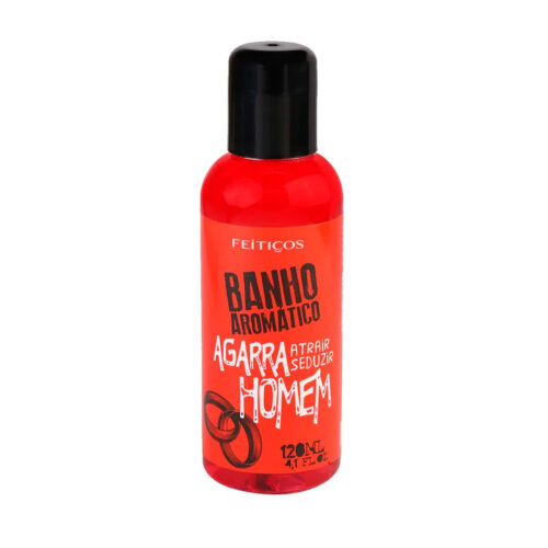 F1042_1 Banho Aromático Agarra Homem Preparação Conceitual 120ml Linha Nova Magia Feitiços Aromáticos