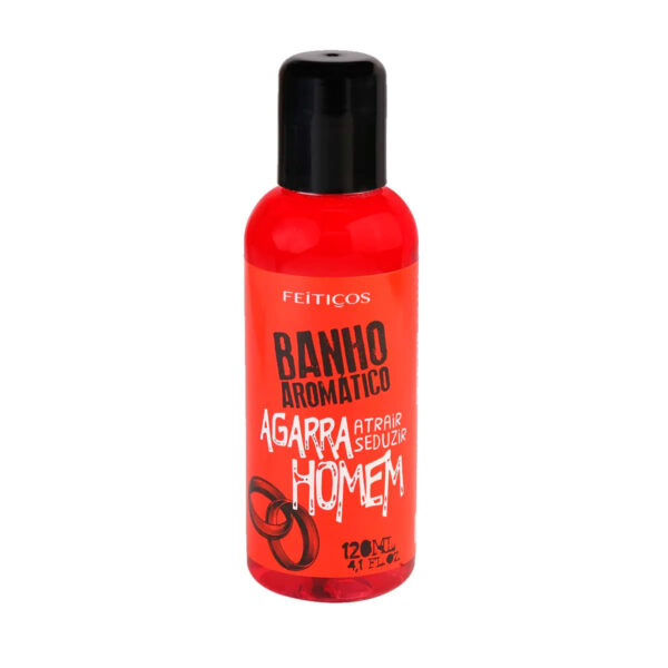 F1042_1 Banho Aromático Agarra Homem Preparação Conceitual 120ml Linha Nova Magia Feitiços Aromáticos