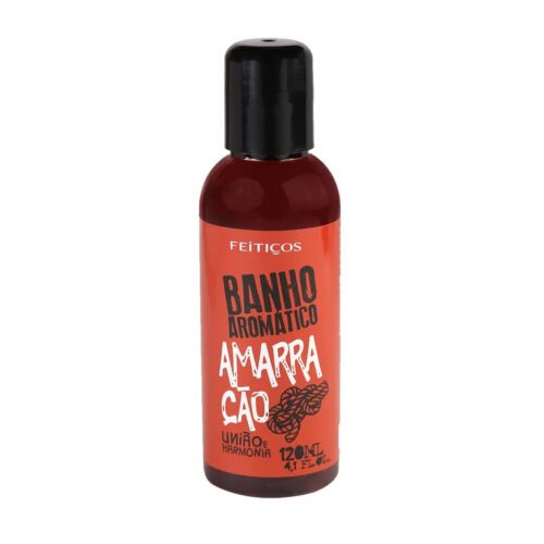 F1043_1 Banho Aromático Amarração Preparação Conceitual 120ml Linha Nova Magia Feitiços Aromáticos