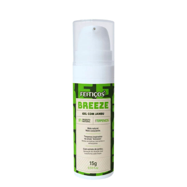 Breeze Excitante em Gel com Jambu e Terpenos 15g Feitiços Aromáticos