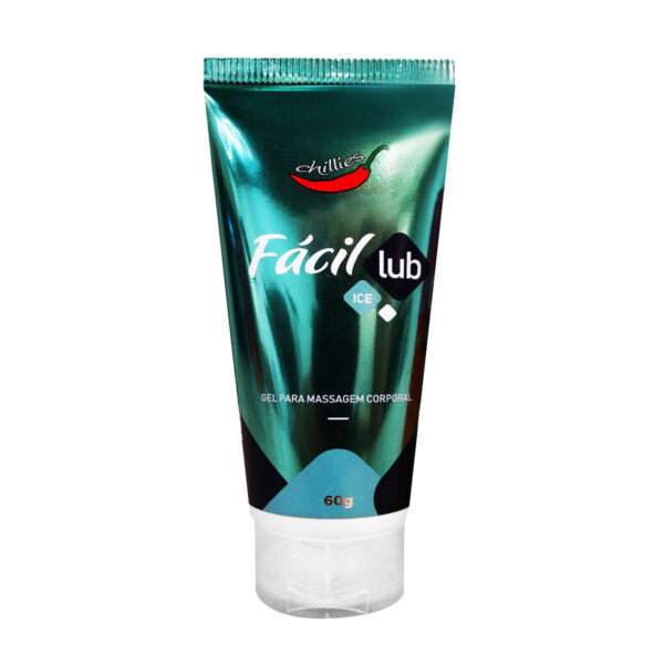FA02_1 Fácil Lub Ice Gel para Massagem Corporal 60g Chillies