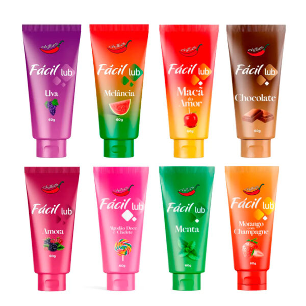 FA04-Morango-com-Champanhe_2-3 Fácil Lub Gel Lubrificante Beijável para Massagem Corporal 60g Chillies