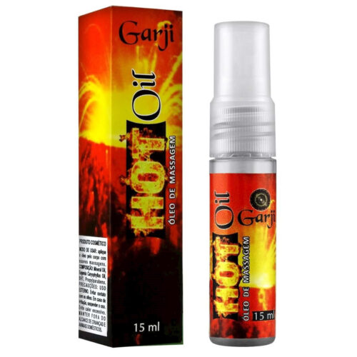 FHO15_1 Hot Oil Óleo de Massagem que Esquenta 15ml Garji