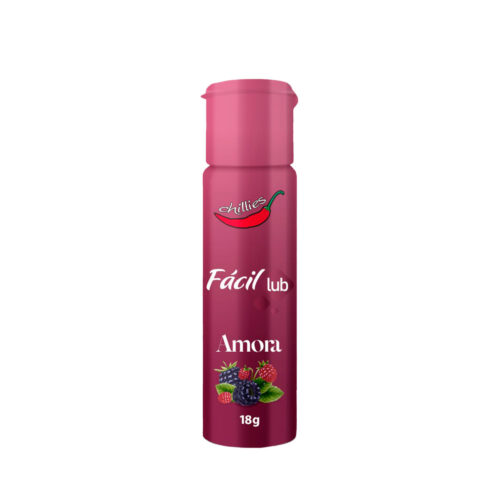 FLA18-Amora_1 Fácil Lub Gel Lubrificante Beijável 18g Chillies
