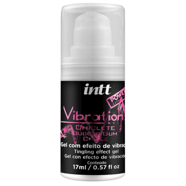 Vibration Gel Excitante que Vibra Sabor Chiclete 17ml Intt