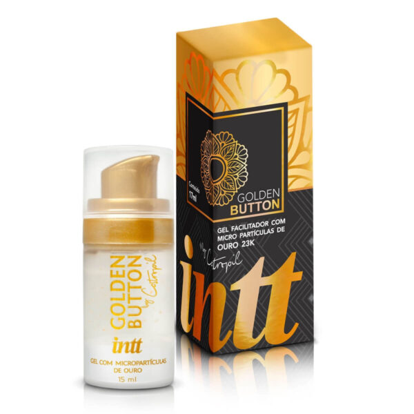 FU37_1 Golden Button Gel Facilitador Anal com Micropartículas de Ouro 23k by Castropil 17ml Intt