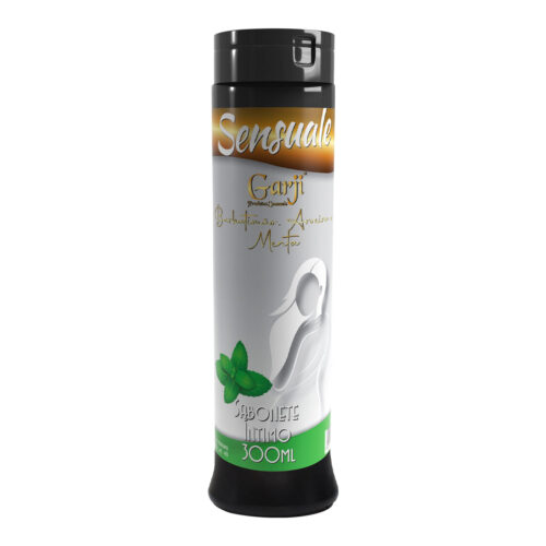 G285_1 Sensuale Sabonete Íntimo Barbatimão, Aroeira e Menta Super Refrescante 300ml Garji