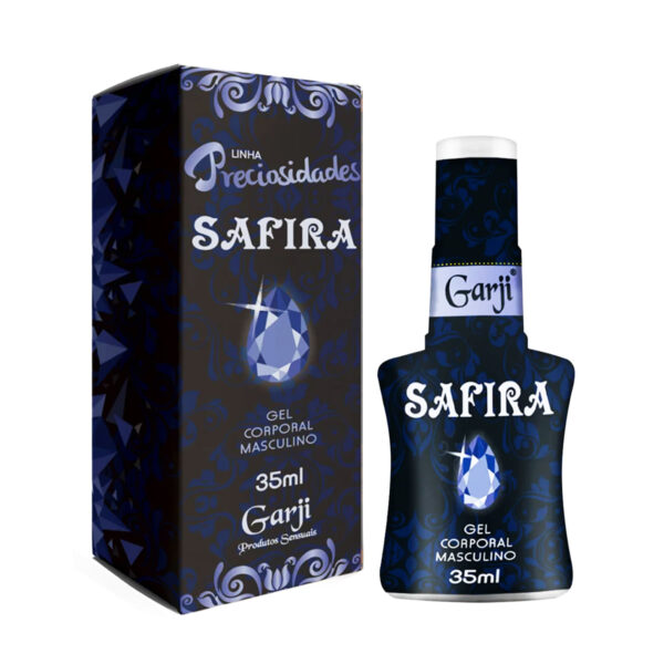 G403_3 Safira Gel Corporal Masculino 35ml Linha Preciosidades Garji
