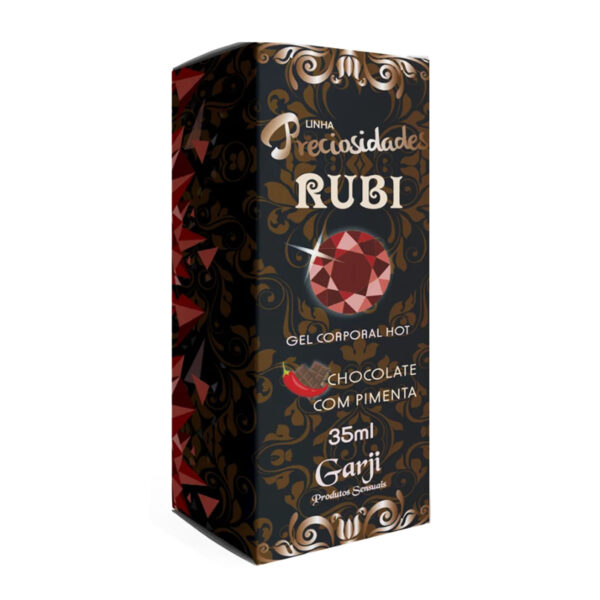 Rubi Gel Corporal Hot 35ml Linha Preciosidades Garji
