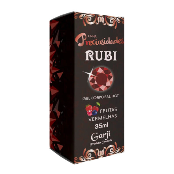 Rubi Gel Corporal Hot 35ml Linha Preciosidades Garji