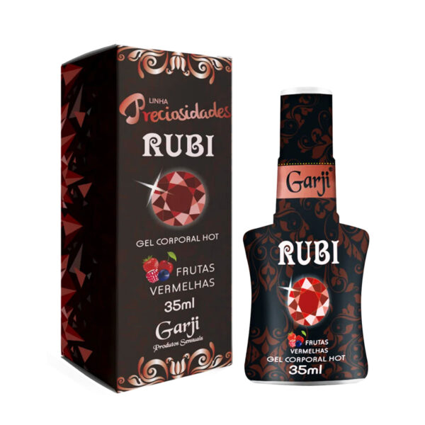 Rubi Gel Corporal Hot 35ml Linha Preciosidades Garji